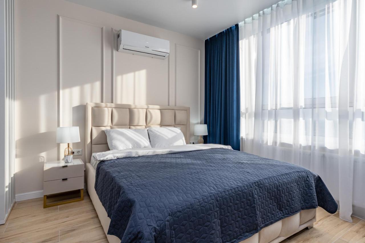 Flatrent Olympic Park, Метро Бориспільська Поруч! 基輔 外观 照片