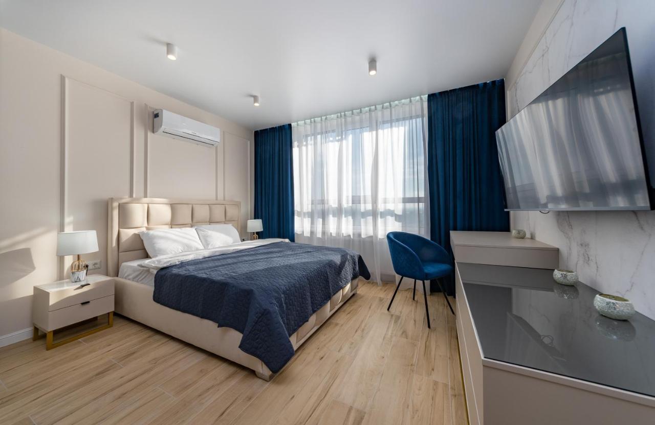 Flatrent Olympic Park, Метро Бориспільська Поруч! 基輔 外观 照片