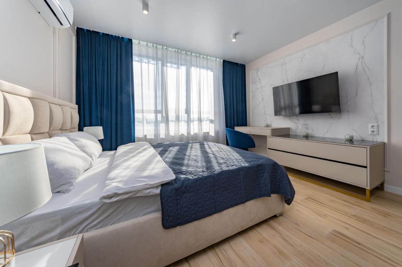Flatrent Olympic Park, Метро Бориспільська Поруч! 基輔 外观 照片