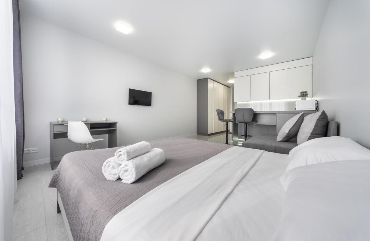 Flatrent Olympic Park, Метро Бориспільська Поруч! 基輔 外观 照片
