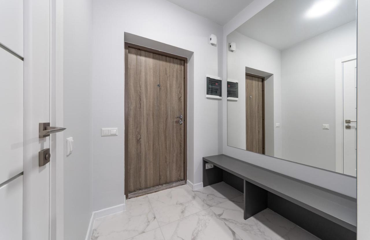 Flatrent Olympic Park, Метро Бориспільська Поруч! 基輔 外观 照片