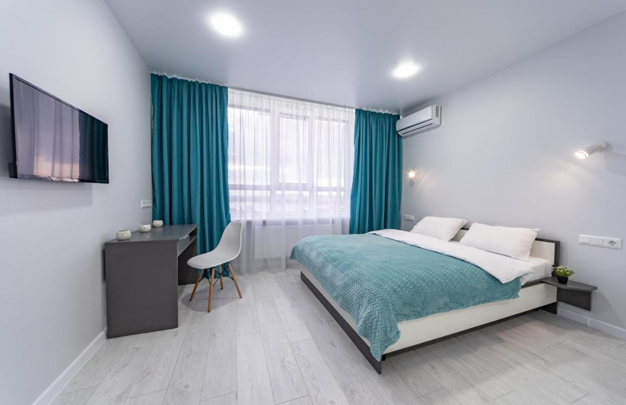 Flatrent Olympic Park, Метро Бориспільська Поруч! 基輔 外观 照片
