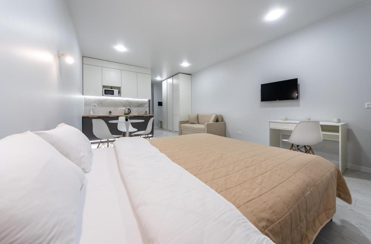 Flatrent Olympic Park, Метро Бориспільська Поруч! 基輔 外观 照片