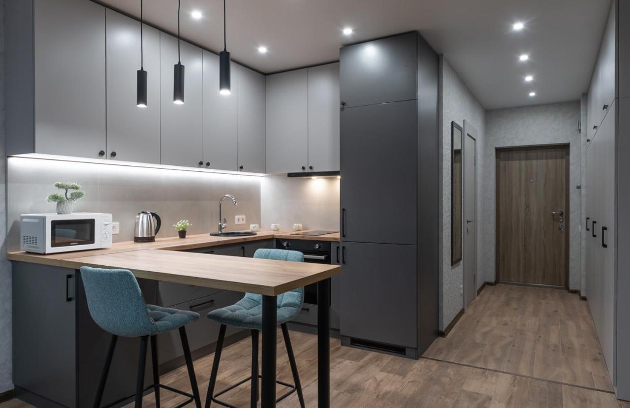 Flatrent Olympic Park, Метро Бориспільська Поруч! 基輔 外观 照片