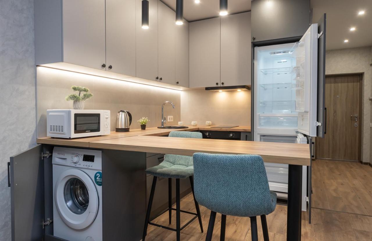 Flatrent Olympic Park, Метро Бориспільська Поруч! 基輔 外观 照片