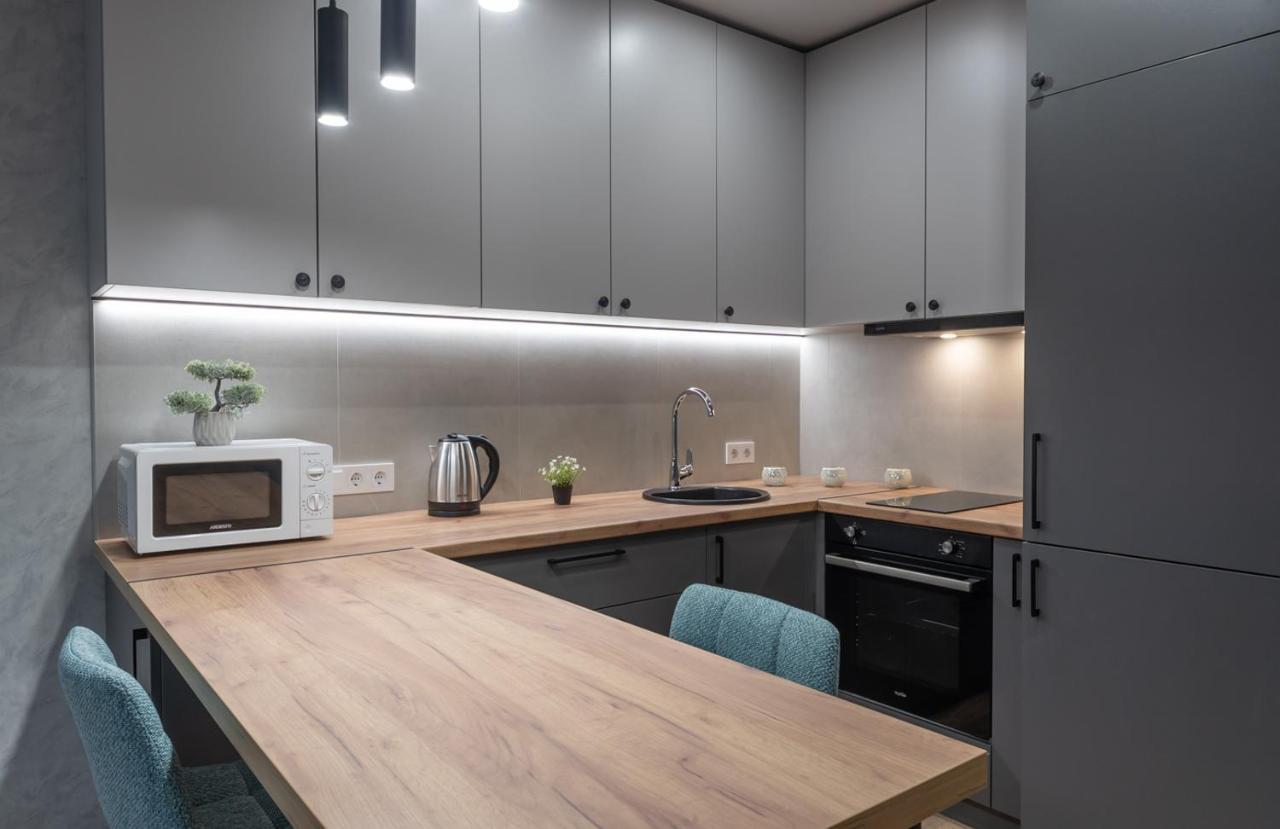 Flatrent Olympic Park, Метро Бориспільська Поруч! 基輔 外观 照片