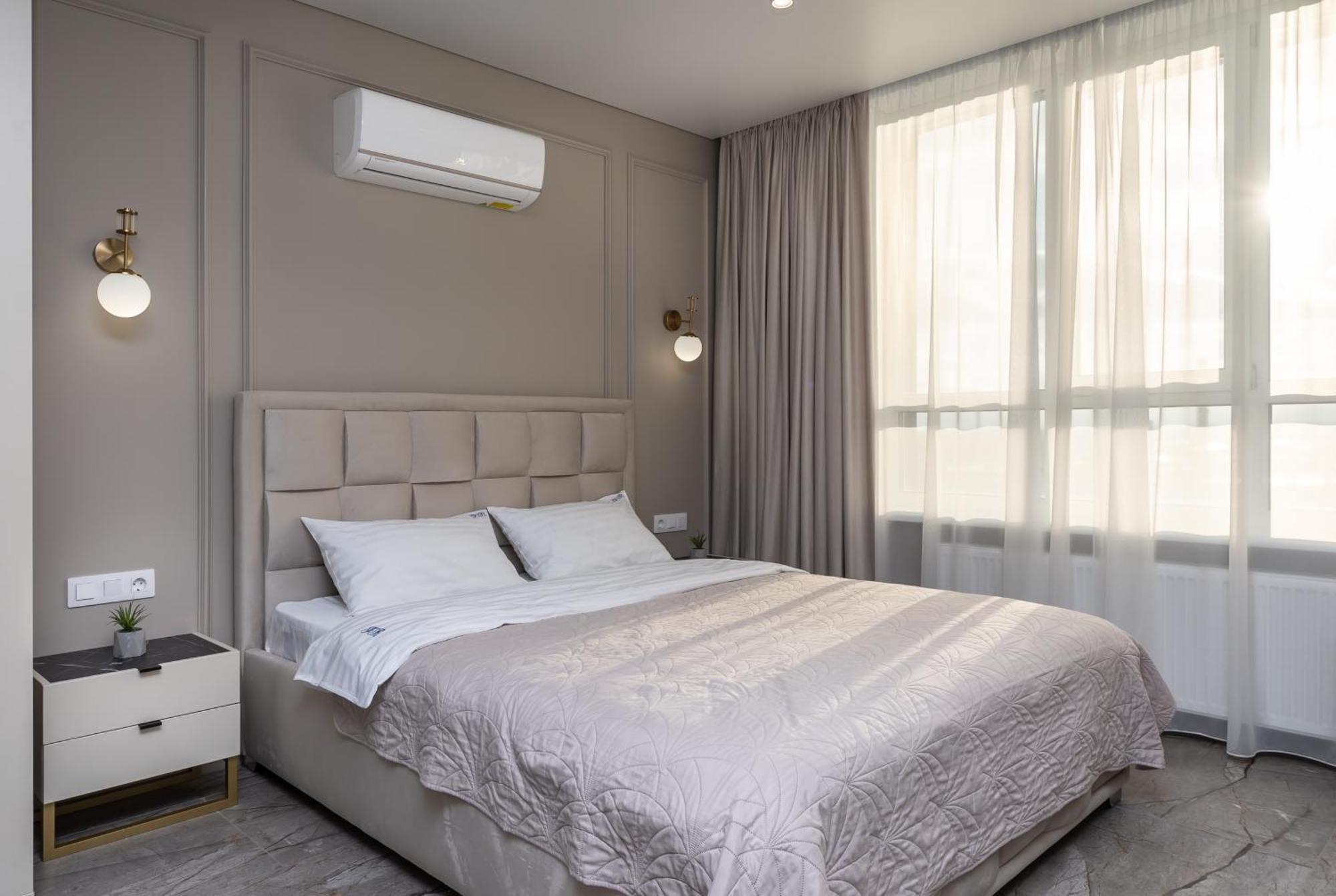 Flatrent Olympic Park, Метро Бориспільська Поруч! 基輔 外观 照片