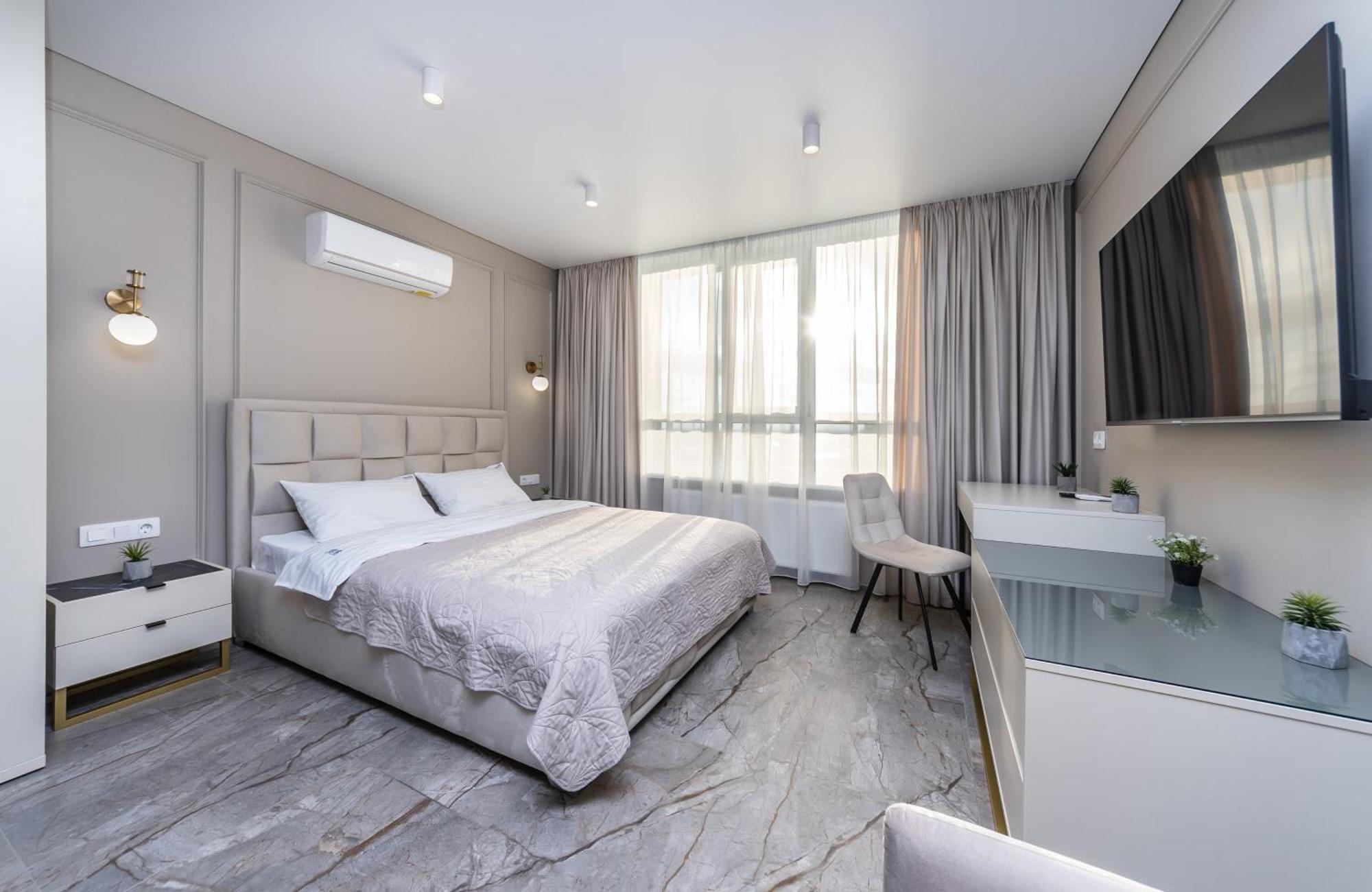 Flatrent Olympic Park, Метро Бориспільська Поруч! 基輔 外观 照片