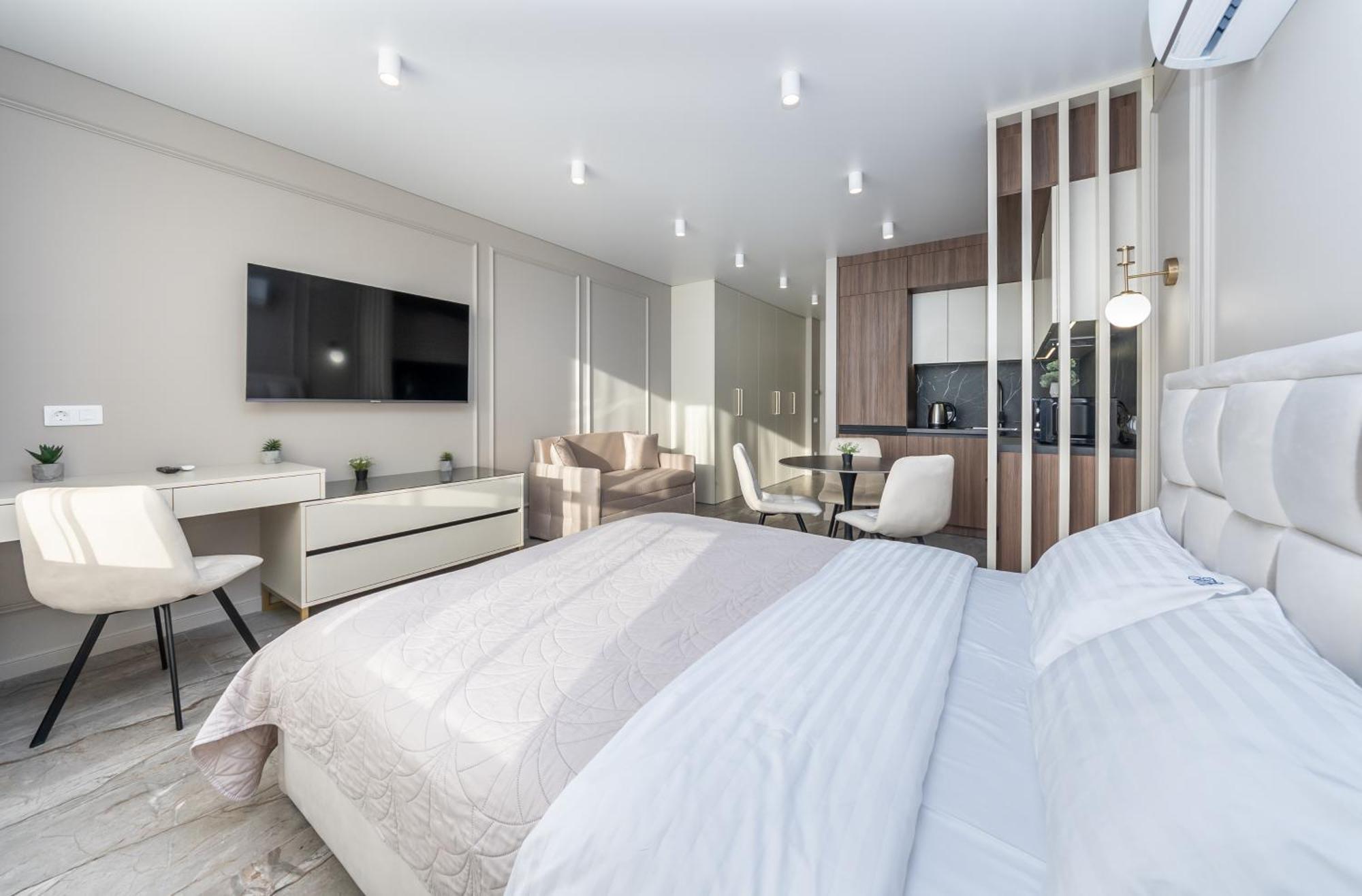 Flatrent Olympic Park, Метро Бориспільська Поруч! 基輔 外观 照片